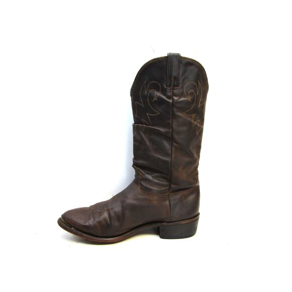 DURANGO Mens Size 10.5 EE Brown Leather Slouch Cowboy Western Boots main image 11